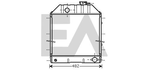 Radiator, racire motor 31R22089 EACLIMA