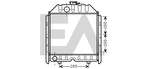 Radiator, racire motor 31R25062 EACLIMA