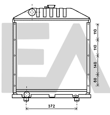 Radiator, racire motor 31R25070 EACLIMA