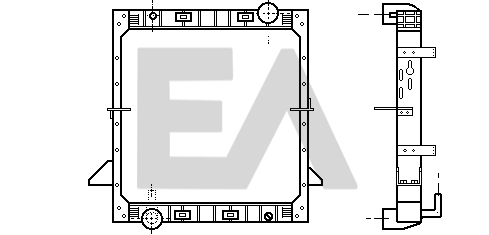 Radiator, racire motor 31R30006 EACLIMA