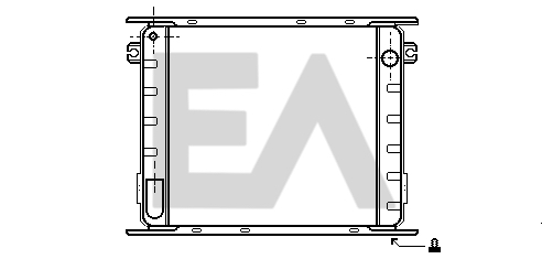 Radiator, racire motor 31R30007 EACLIMA