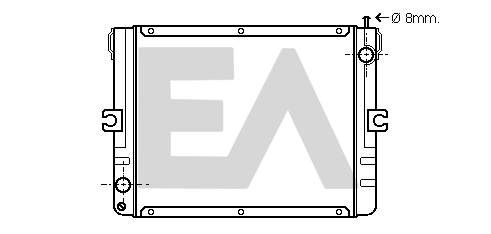 Radiator, racire motor 31R30008 EACLIMA
