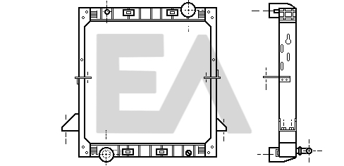 Radiator, racire motor 31R30018 EACLIMA