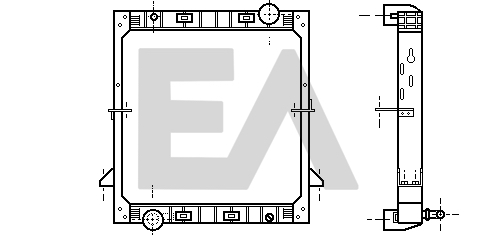 Radiator, racire motor 31R30027 EACLIMA