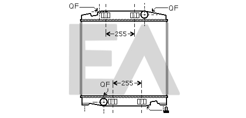 Radiator, racire motor 31R30031 EACLIMA