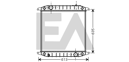 Radiator, racire motor 31R30033 EACLIMA