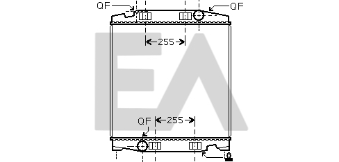 Radiator, racire motor 31R30034 EACLIMA
