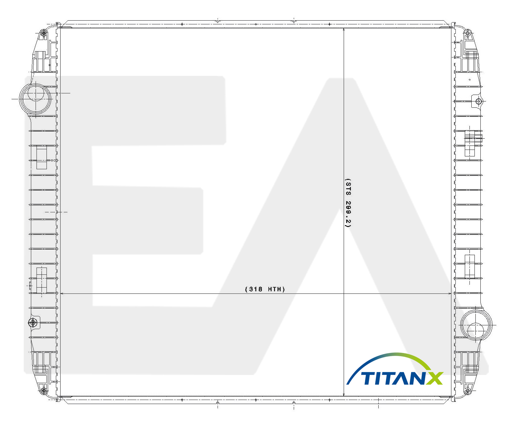 Radiator, racire motor 31R30053T EACLIMA