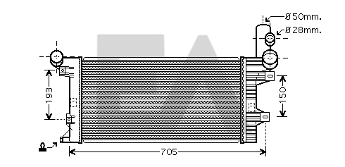 Radiator, racire motor 31R45001 EACLIMA
