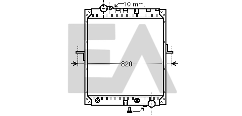 Radiator, racire motor 31R45007 EACLIMA