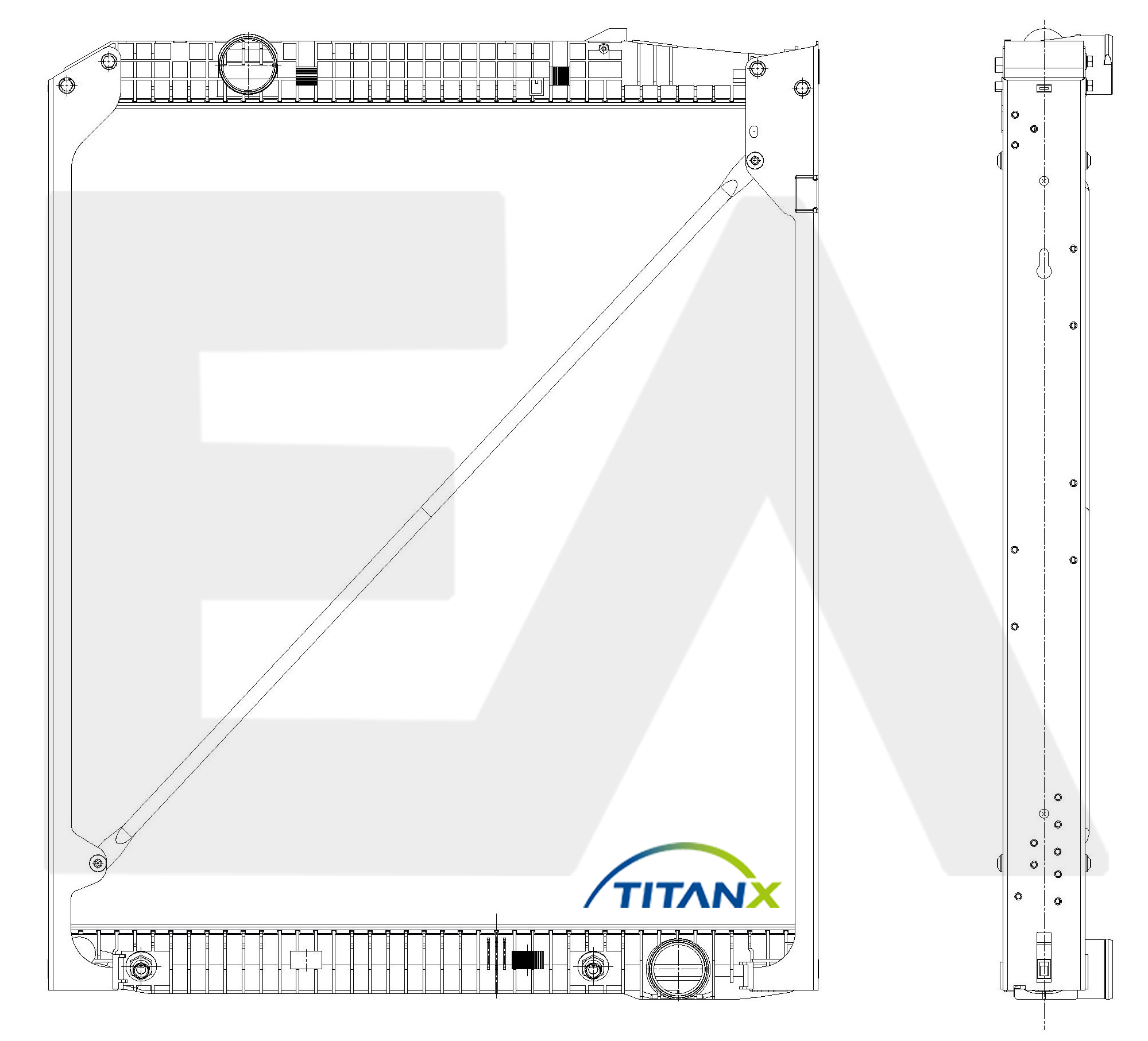 Radiator, racire motor 31R45032T EACLIMA