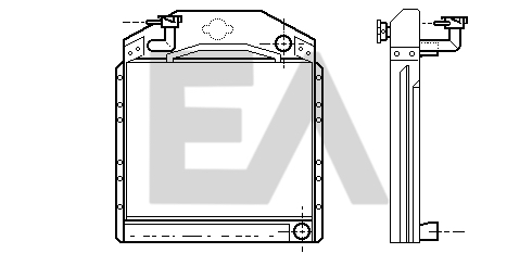 Radiator, racire motor 31R45034 EACLIMA
