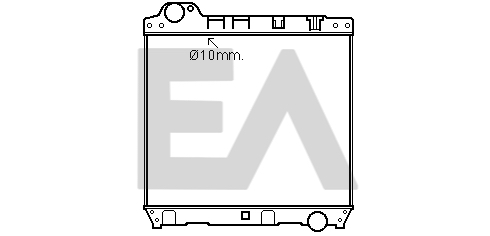 Radiator, racire motor 31R45044 EACLIMA