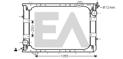 Radiator, racire motor 31R45054 EACLIMA