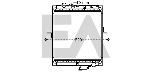 Radiator, racire motor 31R45057 EACLIMA