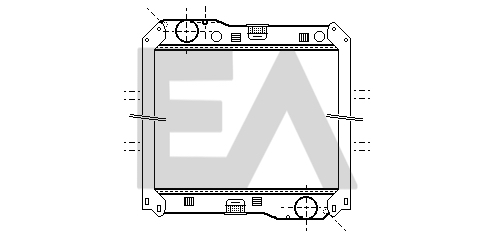 Radiator, racire motor 31R45062 EACLIMA