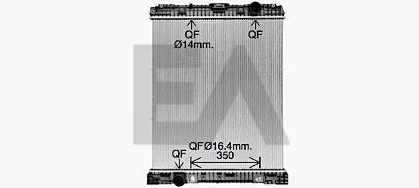 Radiator, racire motor 31R45071 EACLIMA