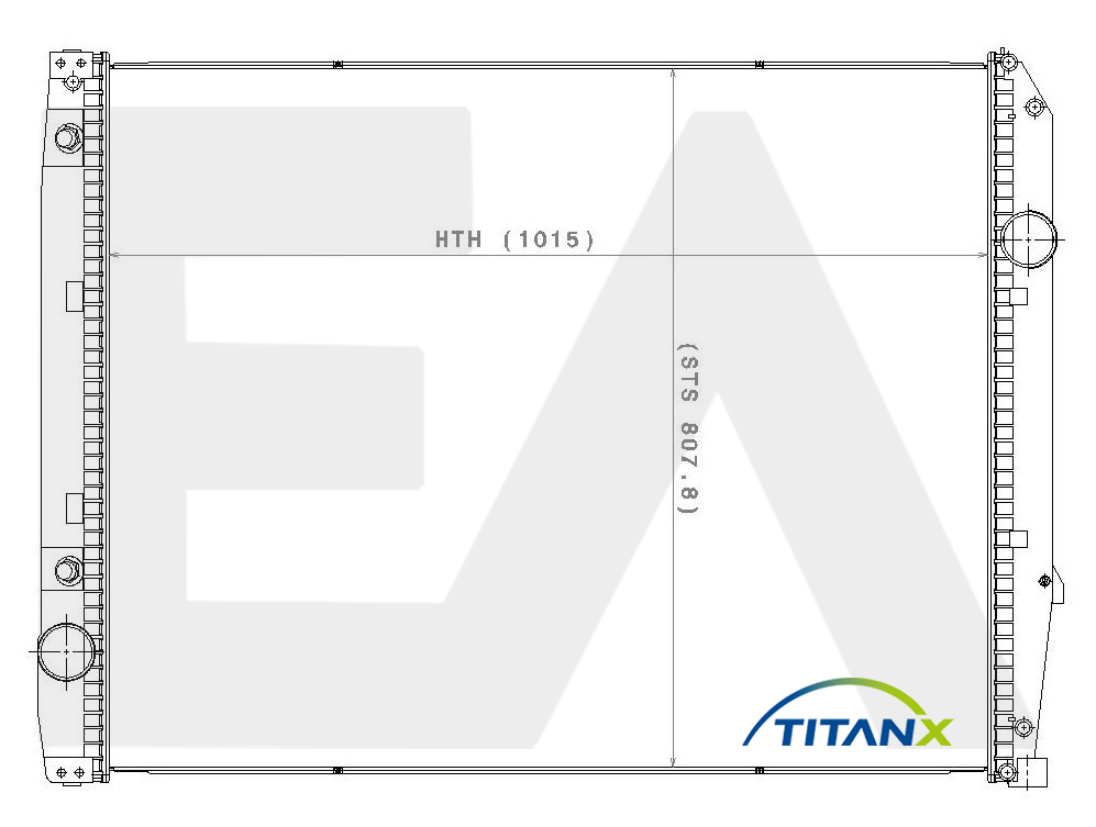 Radiator, racire motor 31R45081T EACLIMA