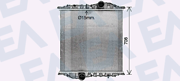 Radiator, racire motor 31R45085 EACLIMA