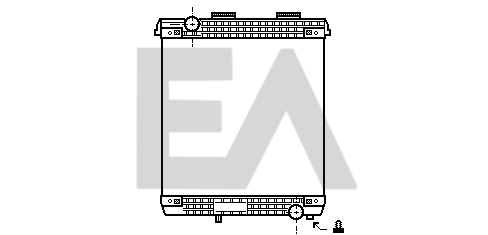 Radiator, racire motor 31R47004 EACLIMA