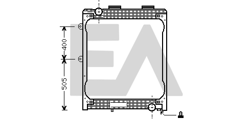 Radiator, racire motor 31R47007 EACLIMA