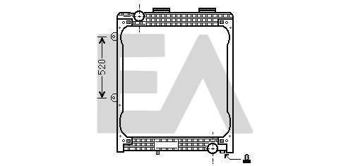 Radiator, racire motor 31R47025 EACLIMA