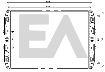 Radiator, racire motor 31R47027 EACLIMA