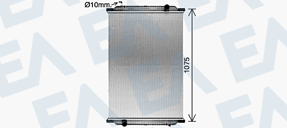 Radiator, racire motor 31R47031 EACLIMA