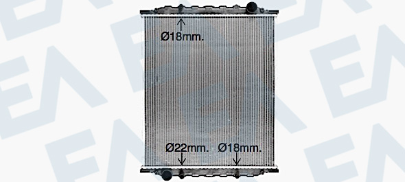 Radiator, racire motor 31R47033 EACLIMA