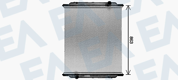 Radiator, racire motor 31R47035 EACLIMA