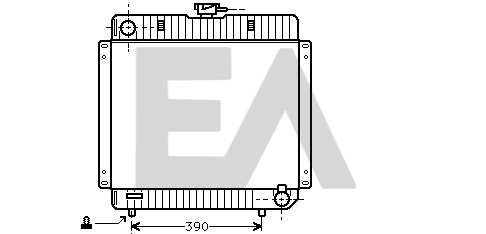 Radiator, racire motor 31R50054 EACLIMA