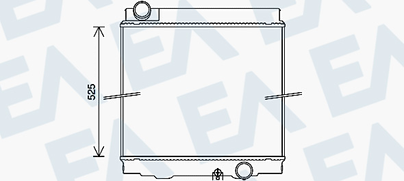 Radiator, racire motor 31R51137 EACLIMA