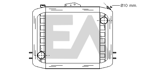 Radiator, racire motor 31R59006 EACLIMA
