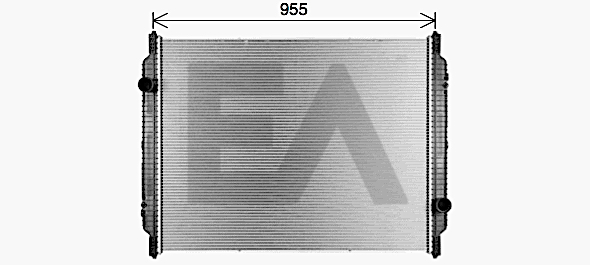 Radiator, racire motor 31R59058 EACLIMA