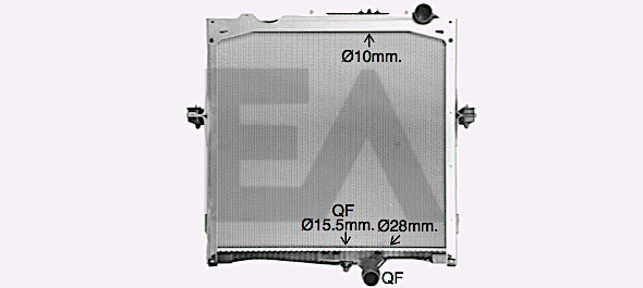 Radiator, racire motor 31R59060 EACLIMA