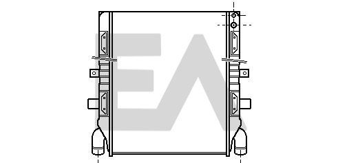 Radiator, racire motor 31R63003 EACLIMA