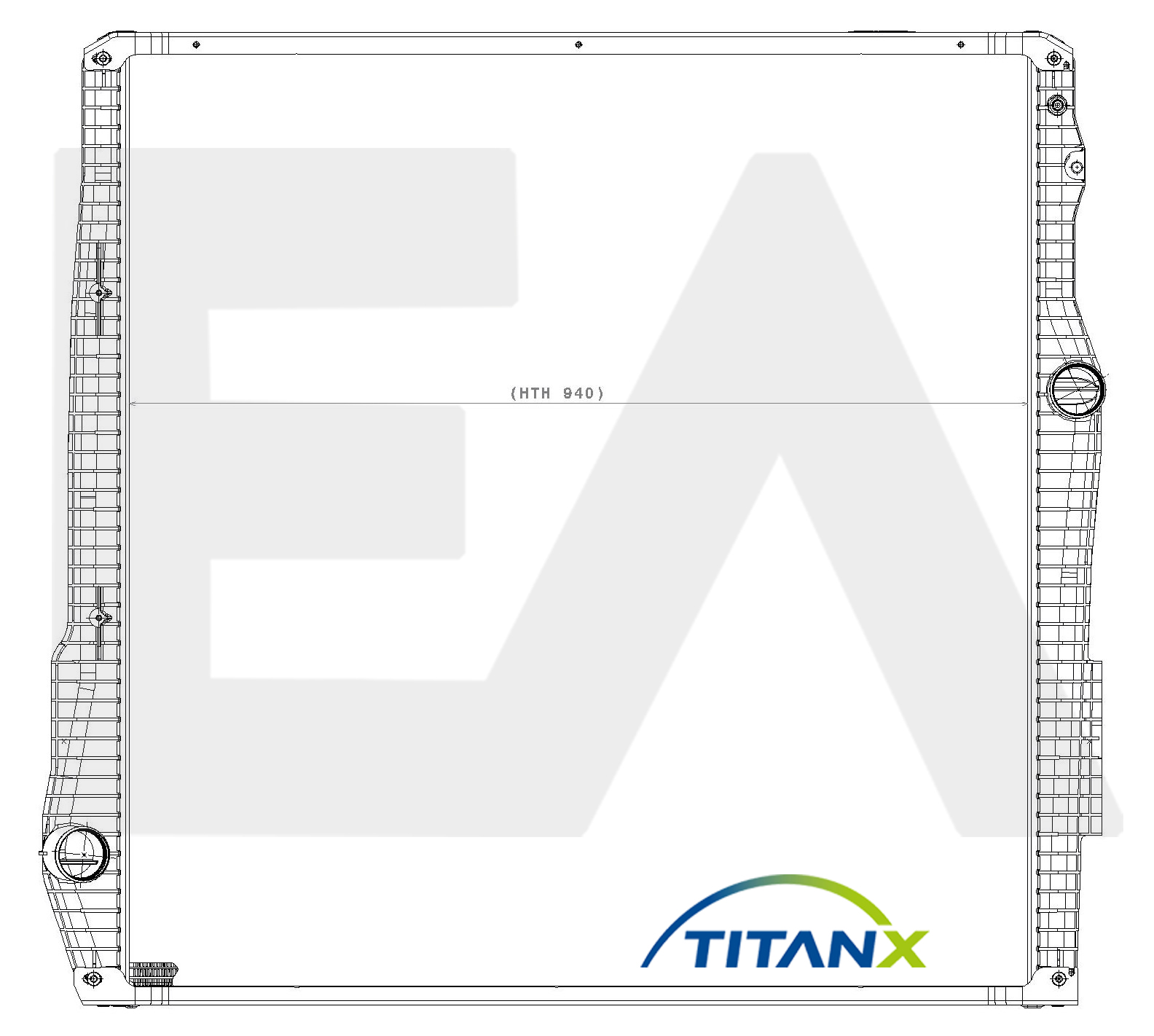 Radiator, racire motor 31R63012T EACLIMA