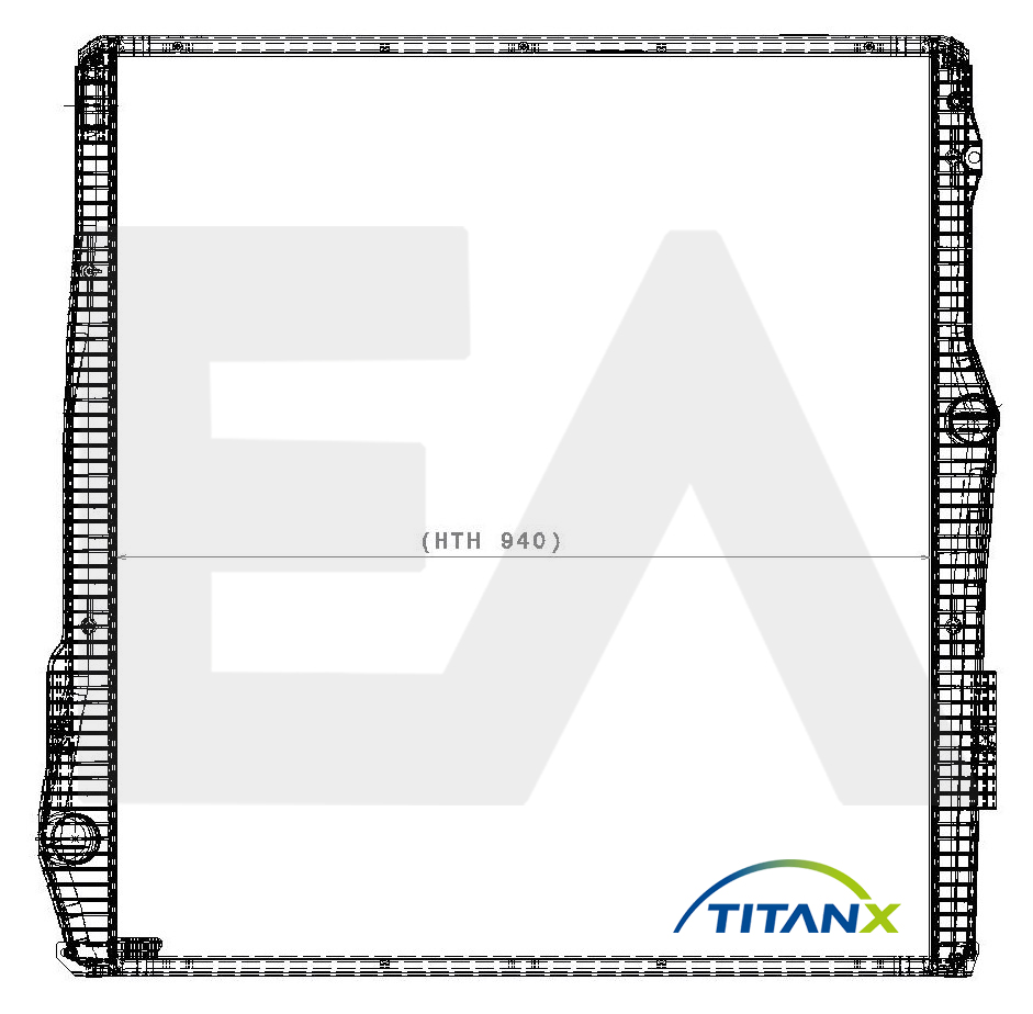 Radiator, racire motor 31R63014T EACLIMA