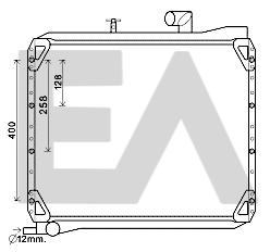 Radiator, racire motor 31R72006 EACLIMA