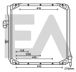 Radiator, racire motor 31R72007 EACLIMA
