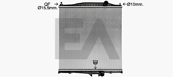 Radiator, racire motor 31R76021 EACLIMA