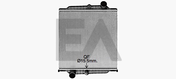 Radiator, racire motor 31R76023 EACLIMA