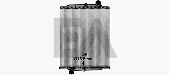Radiator, racire motor 31R76025 EACLIMA