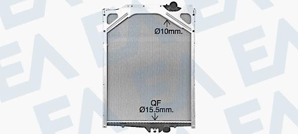Radiator, racire motor 31R76029 EACLIMA
