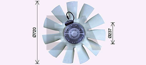 Paleta ventilator, racire motor 35C16C01 EACLIMA