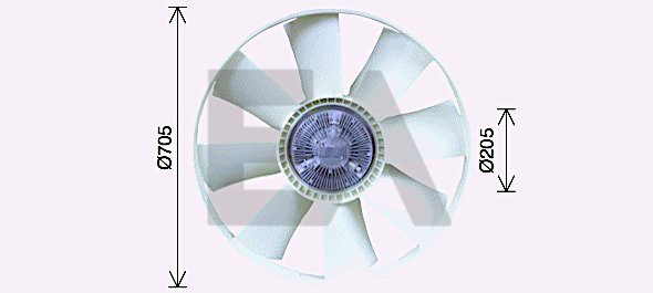 Paleta ventilator, racire motor 35C16C03 EACLIMA