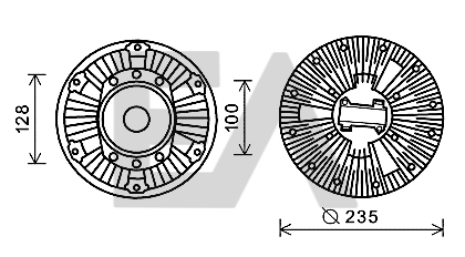 Paleta ventilator, racire motor 35C16D06 EACLIMA