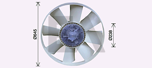 Paleta ventilator, racire motor 35C30C04 EACLIMA