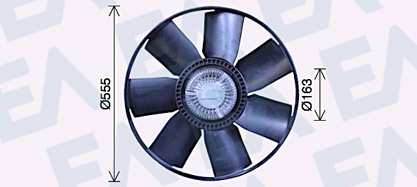 Paleta ventilator, racire motor 35C30C05 EACLIMA