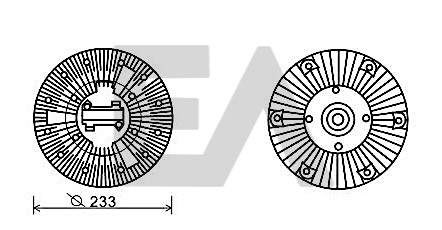 Paleta ventilator, racire motor 35C30D01 EACLIMA